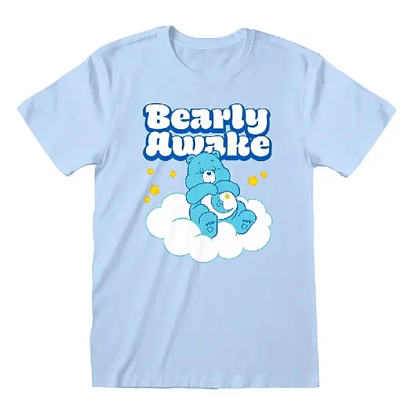 THE CARE BEARS T-SHIRT CARE BEARLY AWAKE (L)